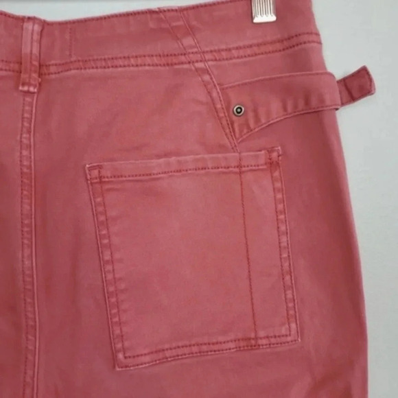 ANTHROPOLOGIE HEI HEI SLIM UTILITY CARGO PANTS RUST 27 - Picture 10 of 12